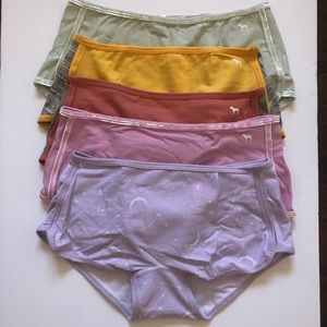 Large 5pk VS PINK SHORTIE PANTIES